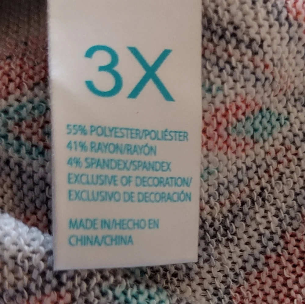 3/$25 Plus Size Women Tank Top. 3XL - Picture 4 of 5